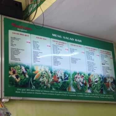 Thực đơn- Cafe Vitamin Store - Fresh Fruit Juices & Salads