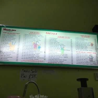 Thực đơn- Cafe Vitamin Store - Fresh Fruit Juices & Salads
