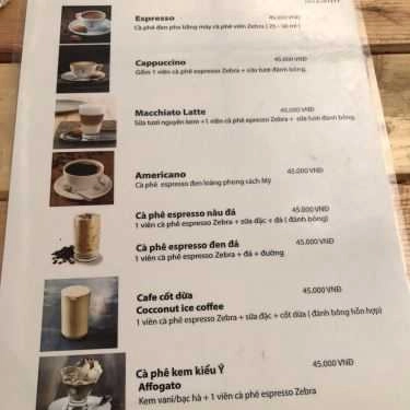 Thực đơn- Windmill Cafe & Bakery