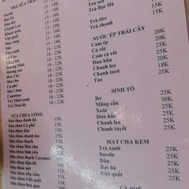 Thực đơn- Ăn vặt Trà Sữa X-Tea Plus