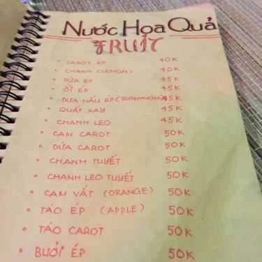 Thực đơn- X.zone Cafe - X98 Hoàng Cầu