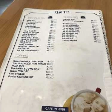 Thực đơn- Xiao Cafe