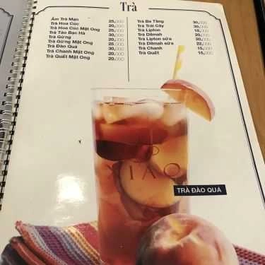 Thực đơn- Xiao Cafe