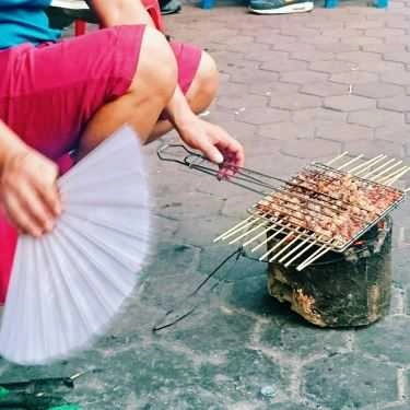 Tổng hợp- Ăn vặt Thịt Xiên Nướng - Hàm Long