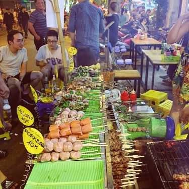 Món ăn- Ăn vặt Street Food - Xiên Nướng