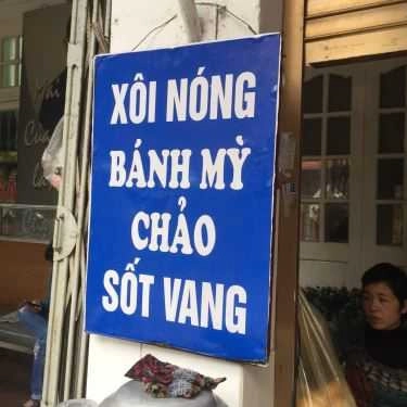 Thực đơn- Ăn vặt Xôi Nóng & Bánh Mì - Mai Hắc Đế