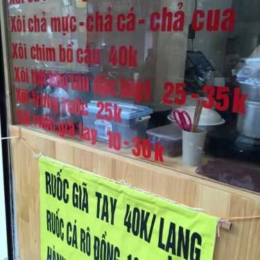 Thực đơn- Ăn vặt Xôi Bự - Mai Hắc Đế