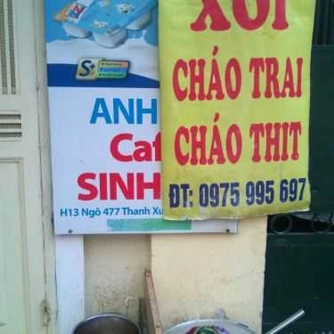 Thực đơn- Ăn vặt Xôi, Cháo Trai & Cháo Thịt