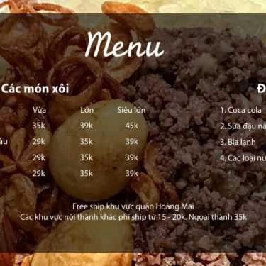 Thực đơn- Ăn vặt Nhật Minh - Xôi Chim