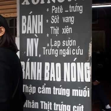 Thực đơn- Ăn vặt Xôi Nóng & Bánh Mì - Mai Hắc Đế