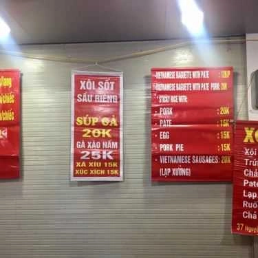 Thực đơn- Ăn vặt Xôi Thái - Xôi Thịt Trứng Chả