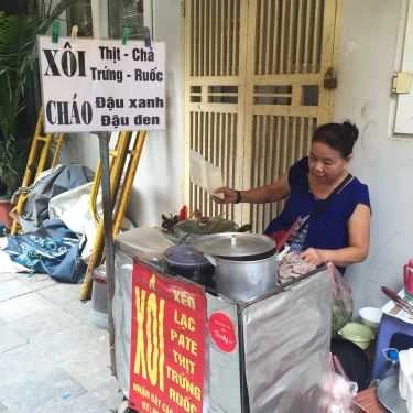 Tổng hợp- Ăn vặt Xôi Thịt & Cháo Đỗ Đen - Hàng Vôi