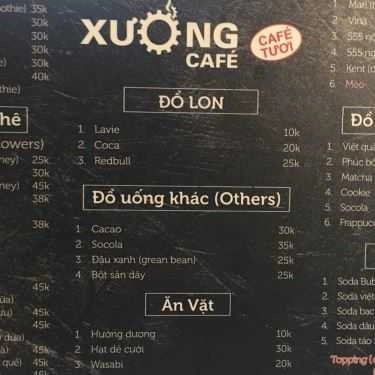 Tổng hợp- Xưởng Cafe