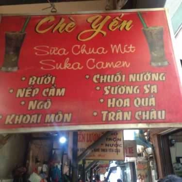 Thực đơn- Ăn vặt Yến Chè - Ngõ Chợ Đồng Xuân