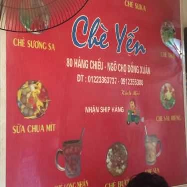 Thực đơn- Ăn vặt Yến Chè - Ngõ Chợ Đồng Xuân