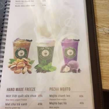 Thực đơn- Cafe Trà Sữa Yo Tea - Vincom Center Phạm Ngọc Thạch