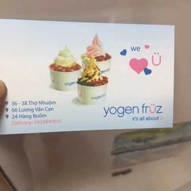 Tổng hợp- Cafe Yogen Fruz - Vincom Bà Triệu