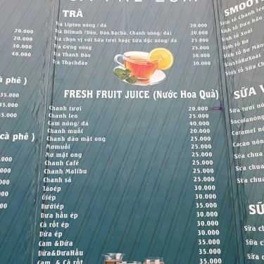 Tổng hợp- Zum Coffee