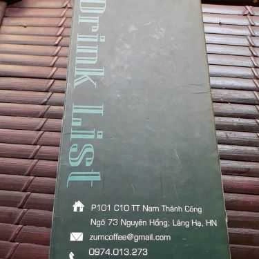 Tổng hợp- Zum Coffee