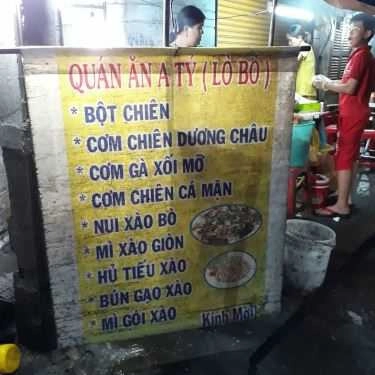 Thực đơn- A Tỷ - Bột Chiên, Cơm Chiên & Mì Xào