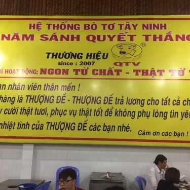 Thực đơn- Bò Tơ Tây Ninh Năm Sánh - Trương Định