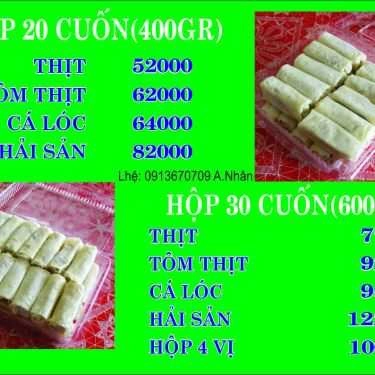 Thực đơn- Chả Giò 3 Vị - Nem Cua Bể Hải Phòng