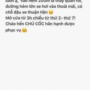 Tổng hợp- Cháo Hến Chú Cốc