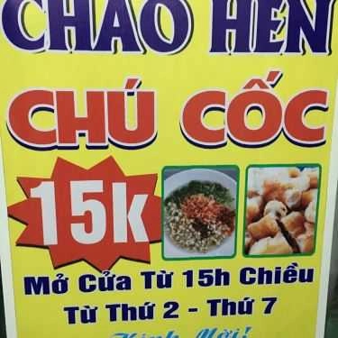 Thực đơn- Cháo Hến Chú Cốc