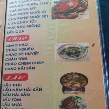 Thực đơn- Quán Hồng Phát - Hải Sản Tươi Sống