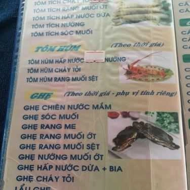 Thực đơn- Quán Hồng Phát - Hải Sản Tươi Sống