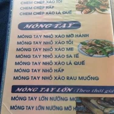 Thực đơn- Quán Hồng Phát - Hải Sản Tươi Sống