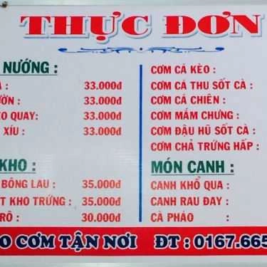 Thực đơn- Cơm Bình Nguyên