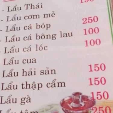 Thực đơn- Quán Ăn Cơm Niêu Minh Trang - Quốc Lộ 1A