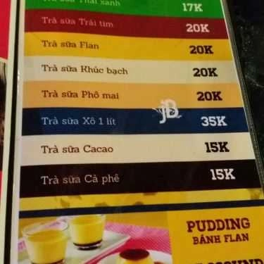 Thực đơn- JB - Food & Drink