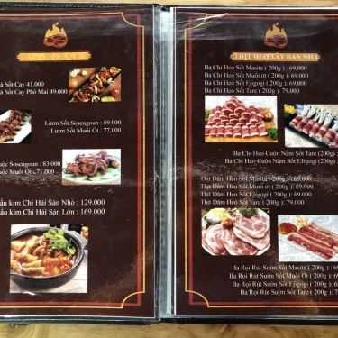 Thực đơn- Quán Ăn Masita BBQ - Thiên Đường Món Nướng