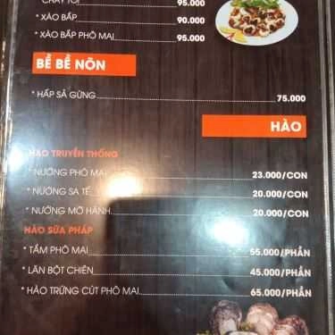 Thực đơn- Miến Cua Trang