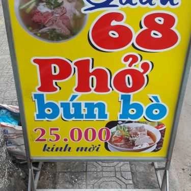 Thực đơn- Phở 68