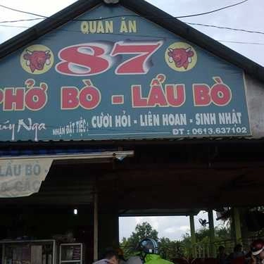 Không gian- Quán Ăn Phở Bò 87