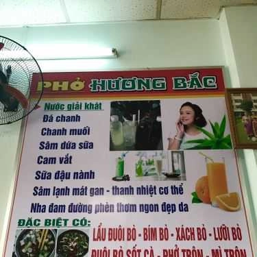 Thực đơn- Phở Hương Bắc