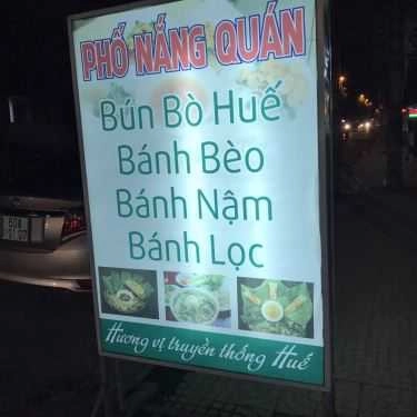 Thực đơn- Phố Nắng - Bún Bò Huế