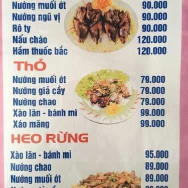 Thực đơn- Phú Gia Quán - Cơm Niêu, Hải Sản, Karaoke & Coffee