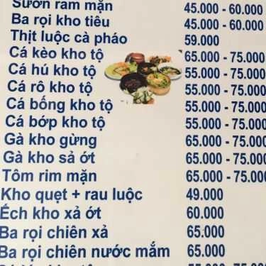 Thực đơn- Phú Gia Quán - Cơm Niêu, Hải Sản, Karaoke & Coffee