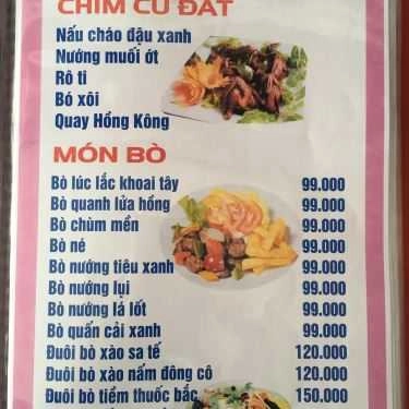 Thực đơn- Phú Gia Quán - Cơm Niêu, Hải Sản, Karaoke & Coffee