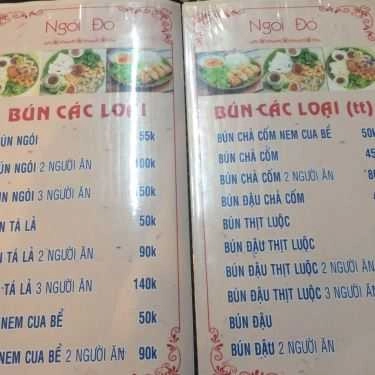 Thực đơn- Quán Ngói - Lẩu 1 Người