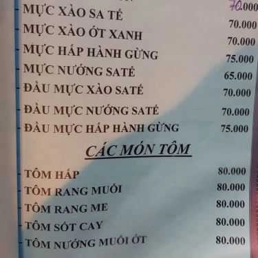 Thực đơn- Tèo Em Quán - Đường D3