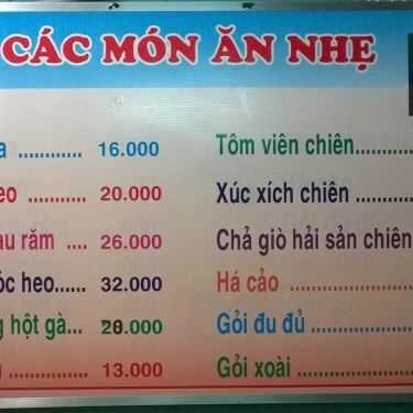 Thực đơn- Thạch Chè 414