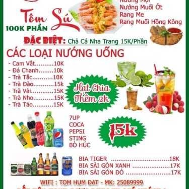 Thực đơn- Tôm Hùm Đất - BBQ & Hải Sản