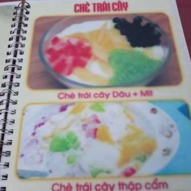 Thực đơn- Ngọc Lan - Chè Khúc Bạch