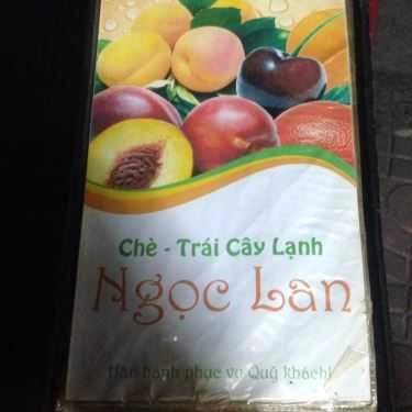 Thực đơn- Ngọc Lan - Chè Khúc Bạch