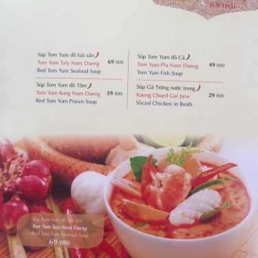 Thực đơn- Nhà Hàng Yummy Thai